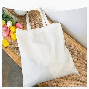 <b>Large</b> Orange <b>Canvas</b> Tote <b>Bag</b> With Shoulder Length Handle Daily Use Shopping <b>Bag</b> - Product Image 3