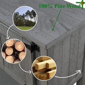 48\" Solid Wood Sideboard Console Table with 2 Drawers and Bottom Shelf Retro Style Dining Buffet Server Cabinet - Product Image 4