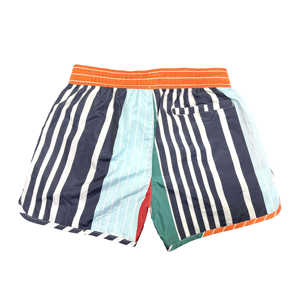 Short de bain athlétique pour homme à jambe carrée, séchage rapide, extensible, avec cordon de serrage élastique, taille mi-haute, imperméable et respirant - Product Image 1