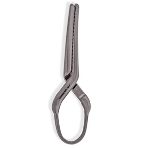 Clip d'occlusion manuel réutilisable en acier inoxydable de qualité chirurgicale, à mâchoire légèrement incurvée, pour mini-vasculaire, 7 mm, temporaire - Product Image 3