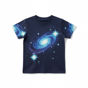 เสื้อยืดเด็กทำจากผ้าฝ้าย 100% ระบายอากาศได้ดี แขนสั้น ขายออนไลน์ ราคาถูก - Product Image 1