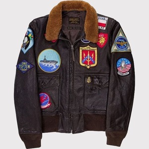 Chaqueta G-1 auténtica de la película TOP GUN - Product Image 1