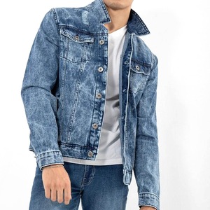 Factory Made New Fashion Print Cotton Jean <b>Jacket</b> Designed <b>Mens</b> <b>Denim</b> <b>Jacket</b> <b>Men</b> - Product Image 1