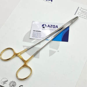 Porte-aiguille Bozemann TC en gros, manche doré de qualité supérieure, instrument de suture chirurgical en acier inoxydable - Product Image 2