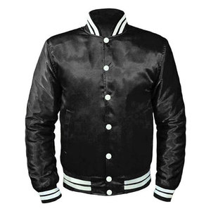 Veste de sport en satin personnalisée pour l'hiver |   Position du logo avant |   Tissu épais |   Service OEM de marque privée disponible - Product Image 1