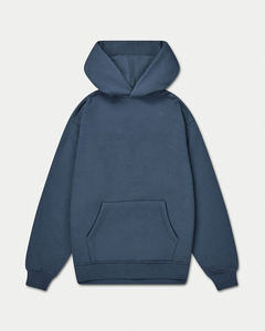 Sweat à capuche uni pour homme, style urbain, hiver, logo frontal, 100% coton molletonné, fabriqué au Pakistan, vente chaude - Product Image 3