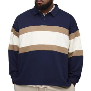 Camisas Polo de Manga Larga para Hombre de Secado Rápido al por Mayor OEM, Personalizables con Cuello Camisero, Talla Grande, Estilo Rugby - Product Image 1