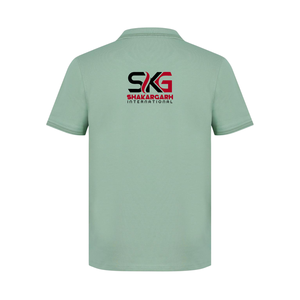Camiseta Polo Personalizada con Logotipo para Hombre, Manga Corta, Cuello Camisero, Uniforme, Color Verde Menta - Product Image 2