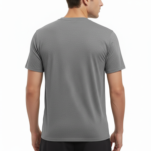 Wholesale 100% Cotton Jersey Men's <b>Classic</b> Crew Neck Short Sleeve Tshirt Black Silk Screen Printed Custom Logo Blank Your Brand - Product Image 2