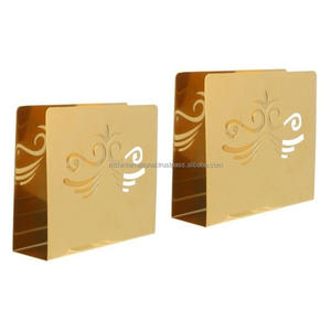 Porte-serviettes en métal à motifs roses élégants, support de stockage de serviettes, support de mouchoirs - Product Image 6