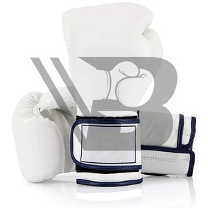 Guantes de Boxeo de Entrenamiento MMA con Logotipo Personalizado de la Mejor Calidad, Transpirables, de Material PU, que Absorben la Humedad, con Cierre y Colores Personalizados para Hombre - Product Image 3