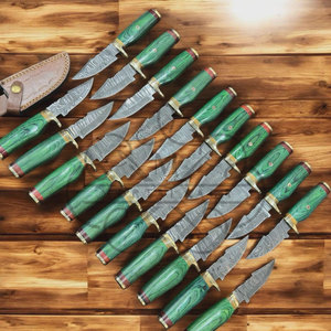 Lot de couteaux de chasse Damas mixtes avec étui – Livraison immédiate, stock disponible, vente en gros uniquement, option de sélection et d'assemblage de couteaux - Product Image 3