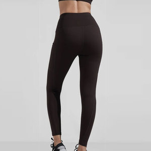 Custom 2026 New Arrival Summer Solid Blank Gym Training High Waistband Four Way Stretch Fitness Yoga <b>Leggings</b> <b>Scrunch</b> <b>Butt</b> - Product Image 6
