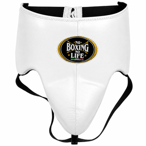 ROCKRUSH INDUSTRY RRI-GG-02 Protège-entrejambe en cuir blanc durable personnalisé pour le kickboxing, les arts martiaux et l'entraînement, toutes tailles - Product Image 4