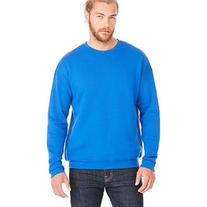 Sudadera Unisex BELLA+CANVAS con Hombros Caídos, 100% Algodón Felpa, Ecológica, para Invierno, con Logotipo de la Marca en el Cuello, Estilo Casual - Product Image 3