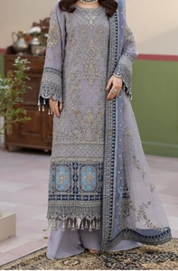 Costume Anarkali vert brodé pour femmes avec dupatta, style ethnique indien pakistanais, Shalwar Kameez - Product Image 3