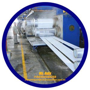 100% polyester RPET 15D H lisse blanc ignifuge GRS matériau de remplissage de béton brut fibres discontinues creuses recyclées - Product Image 3