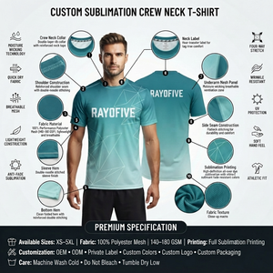 Camiseta de Manga Corta para Hombre, Estampado de Camuflaje por Sublimación, Cuello Redondo, Corte Regular, 100% Poliéster, Transpirable, Informal, Tejido de Punto - Product Image 4