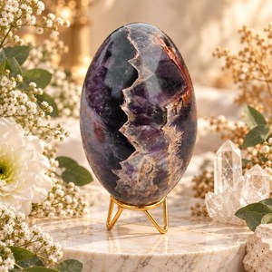 Pierre de Shiva Lingam en Améthyste Naturelle – Fournisseur en Gros de Pierres Précieuses en Cristal Violet Poli - Product Image 6