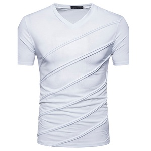High quality <b>Tshirt</b> for Men 100% Cotton custom Men's Casual Summer Fashion T-Shirt solid color Men shirts - Product Image 6