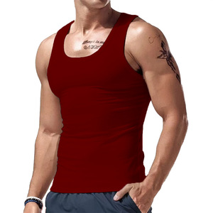 New Men's Summer 100% Polyester <b>Tank</b> <b>Top</b> Trendy Sports Casual Versatile Sleeveless <b>Top</b> - Product Image 6