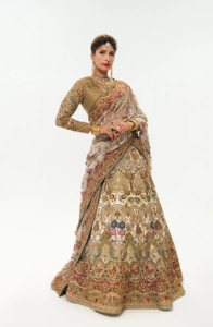 Vestido de Novia Tradicional Pakistaní, Lehenga Choli, Terciopelo Bordado para Fiesta, Sin Arrugas, Secado Rápido, Venta al Por Mayor, Lujoso, El Mejor - Product Image 3
