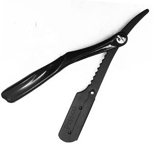 Herramienta de Barbería para Salón, Navaja Recta de Acero Inoxidable, Navaja Plegable de Acero Inoxidable para Cortar el Cabello - Product Image 5