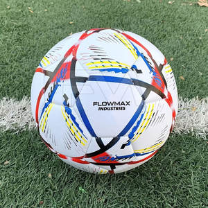 Ballon de football de qualité supérieure, cousu à la machine, léger, cousu à la machine - Product Image 2