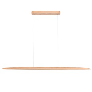 Modern Acacia <b>Wood</b> LED Pendant <b>Light</b> | Wholesale Linear Lighting <b>Fixture</b> India - Product Image 2