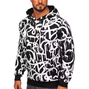 เสื้อฮู้ดดี้ผู้ชายขายดี กำลังฮิต ปรับแต่งได้ พิมพ์ลายแบบซับลิเมชั่น ผ้าเทอร์รี่คุณภาพพรีเมียม เสื้อฮู้ดดี้ผู้ชายระบายอากาศได้ดีสำหรับฤดูหนาว - Product Image 4