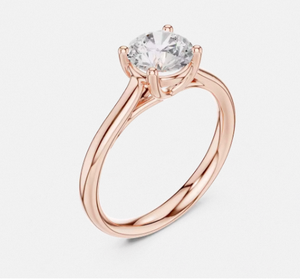 แหวนเพชรสังเคราะห์สำหรับผู้หญิงแหวนเพชรทอง18K สีทอง9K 14K 22K - Product Image 6