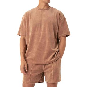 Conjunto de Verano Elegante y Sencillo para Hombre, Dos Piezas, Diseñado para Uso Casual, Cómodo, Transpirable y para Uso Diario - Product Image 1