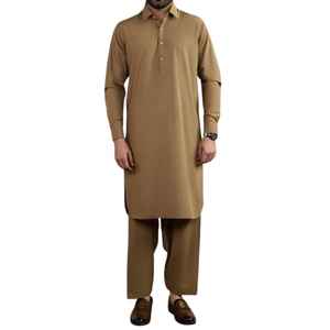 Conjunto de Shalwar Kameez para Hombre, Ropa Islámica Casual, Talla Grande, Traje Masculino Transpirable, de Secado Rápido, Térmico, para Todas las Temporadas, Venta al Por Mayor - Product Image 1