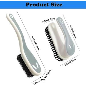 Cepillo de Limpieza Doméstico Pequeño, Cepillo de Cerdas Suaves para Limpiar Telas y Quitar Manchas de Ropa - Product Image 4