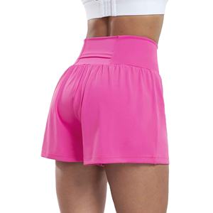 Shorts de course pour femmes, doux, à séchage rapide, extensibles, confortables, respirants, pour la course, la marche et les sports. - Product Image 4