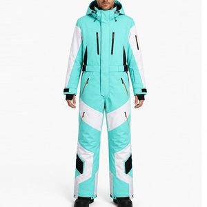 Traje de Nieve Unisex Personalizado, Traje de Esquí de Cuerpo Entero, Acolchado de Alta Calidad, con Calefacción, Resistente al Viento, con Cierre, Talla Grande, Transpirable - Product Image 1