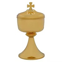 Ciboire de communion de luxe en laiton pour églises et cathédrales