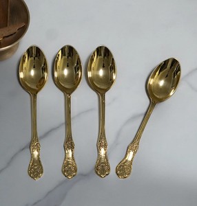 Luxury <b>Copper</b> Spoon Handmade Polished Finish <b>Kitchen</b> Utensil Durable Ayurvedic Dining Cutlery Healthy Cooking Tool Set - Product Image 6