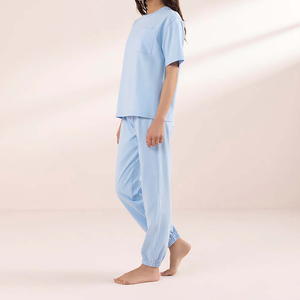 Conjuntos de Ropa Informal Holgada para Mujer, Camisetas y Pantalones Deportivos, Ropa para Primavera, Verano y Otoño, Conjunto de 2 Piezas - Product Image 3