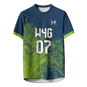 ออกแบบเสื้อฟุตบอลแบบซับลิเมชั่นตามสั่ง OEM ชุดทีมฟุตบอลของคุณเอง แห้งเร็ว ระบายอากาศดี เสื้อฟุตบอลขายส่ง - Product Image 5