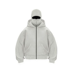 Men's 100% Cotton Full <b>Zip</b> Hoodie Fleece Sweatshirt Regular Fit <b>Zip</b> Up <b>Hooded</b> Jacket for Winter Casual Wear - Product Image 4