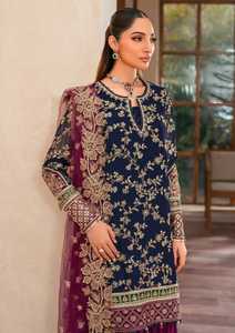 Robe Traditionnelle Grise en Soie Brodé de Perles pour Mariage, Style Indien et Pakistanais, Idéale pour Tenue de Soirée 2026 - Product Image 4