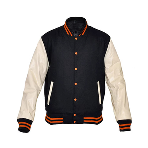 Varsity <b>Jacket</b> Wool Blend <b>Leather</b> Sleeve Custom Outerwear Wholesale Custom Premium Varsity <b>Jacket</b> <b>Men</b> - Product Image 5