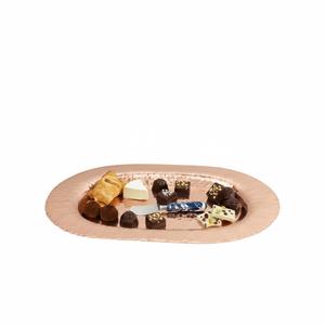 Plateau de service ovale classique en cuivre pour chocolats et bonbons, accessoires de confiserie, prix d'usine - Product Image 1