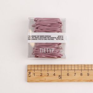 Coleteros TIETYP, Bandas Elásticas de Goma de Color Sólido, Minimalistas y Modernas para Uso Diario, Paquete para Mujer, Empaquetado en Cartón, Hecho en Corea - Product Image 5