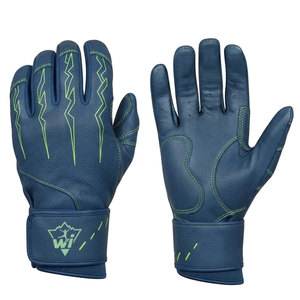 Guantes de Bateo de Béisbol Avanzados de Cuero, Transpirables, Flexibles, Ligeros, Duraderos, de Alta Calidad, Diseño Personalizado, para Entrenamiento - Product Image 1