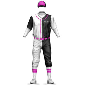 Uniforme de baseball personnalisé pour les jeunes, comprenant un maillot et un pantalon avec le nom de l'équipe, le logo et le numéro, toutes tailles. - Product Image 1