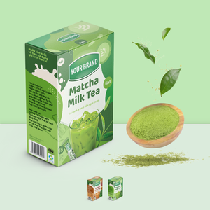 Fournisseur Vietnamien : Poudre de Thé Instantané à la Noix de Coco, Saveurs Riches, Boisson Énergisante en Poudre, 10-18 Sachets par Boîte, Emballage Personnalisé pour Thé au Lait - Product Image 5