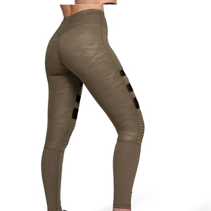 Leggings de yoga taille haute élégants pour femmes 2025 – Couleurs personnalisables, sans coutures, longueur intégrale, pantalon d'entraînement léopard, anti-transpiration et séchage rapide - Product Image 1