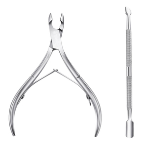Coupe-ongles professionnel en acier inoxydable incurvé, durable, non électrique, à large ouverture de mâchoire, pour ongles épais, outil de manucure et de pédicure - Product Image 1
